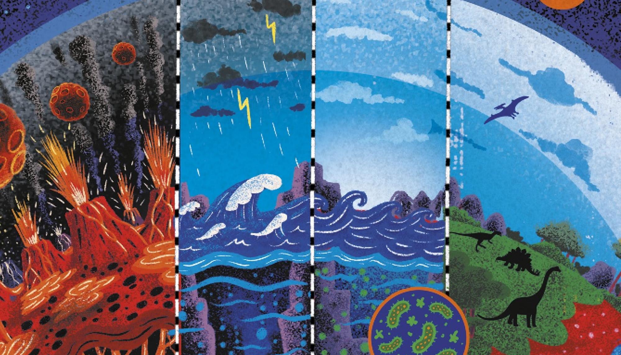 Nosotros somos el meteorito, a novela gráfica de Darío Adanti